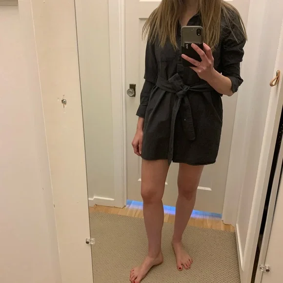 Beautiful Helly Hansen tunic! 100% cotton. Xs. Grey/gray. - Picture 4 of 7